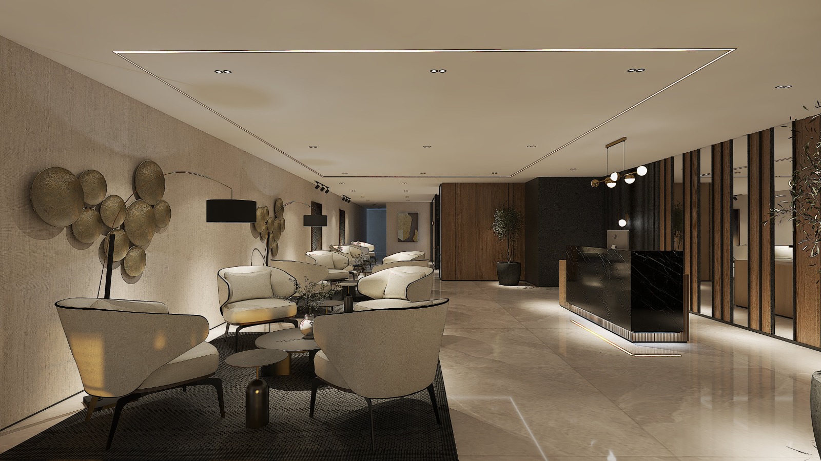 Co-working lounge